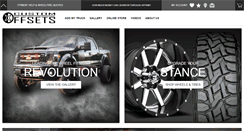 Desktop Screenshot of customwheeloffset.com