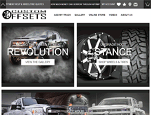 Tablet Screenshot of customwheeloffset.com